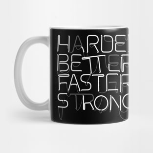 Harder Better Faster Stronger Punk Mug